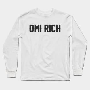 OMI Rich - Ecomi Rich - Ecomi OMI Merch Long Sleeve T-Shirt